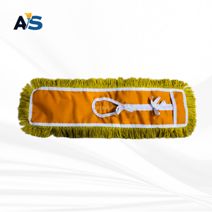 Mopa y barredora de polvo comercial azul de 24 pulgadas con mango extensible – Mopa para limpieza de pisos de madera dura, baldosas y concreto - Product Image 1