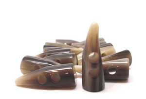100% Eco-Friendly Handmade Customizable High Quality Polished Modern Natural Shape Art Collectible Buffalo Horn <b>Toggles</b> <b>Buttons</b> - Product Image 2