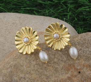 Pendientes de Perlas Naturales, Plata de Ley 925, Plateados, Elegantes, Regalo de Boda para Mujer, para Fiestas - Product Image 4
