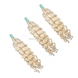Cheveux en Gros Bruts d'Indonésie en Lots, 100% Cheveux Humains Vierges Remy, Super Double Drawn, Couleur Blonde, Haute Qualité - Product Image 3