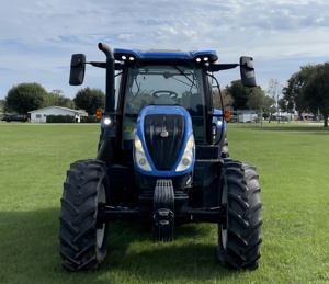 Tractor de ruedas agrícolas New Holland T6.180 de marca superior bastante usado 2021 listo para enviar a todo el mundo - Product Image 3