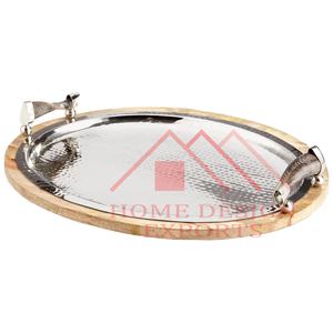 Brass Antique Round Vanity Decorative <b>Mirror</b> <b>Tray</b>/2022 Stirrups Antique Patina Cast Brass Round Vanity Decorative <b>Tray</b> - Product Image 6