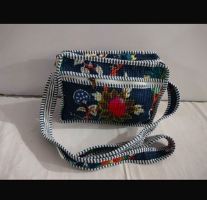 Nouveau sac bandoulière d'été ethnique bohème en coton pour femme, à fermeture éclair, imprimé au bloc, avec une seule sangle - Product Image 4