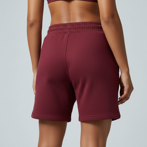 Pantalones Cortos Deportivos de Algodón para Mujer con Logotipo Personalizado, Pantalones Cortos de Gimnasio con Estampado Puff, Fabricante de Ropa OEM - Product Image 3
