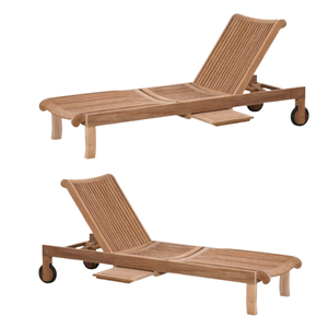 Tumbonas Plegables Modernas con Ruedas, Tumbona Plegable Resistente para el Borde de la Piscina, Precio al por Mayor - Product Image 6