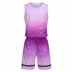 Conjunto de Uniforme de Baloncesto sin Mangas de Poliéster Transpirable con Diseño Elegante - Product Image 1