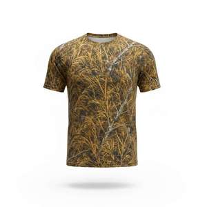 เสื้อยืดลายพรางดิจิตอลพิมพ์ลายขนาดใหญ่พิเศษ ผ้าฝ้าย 100% 200 GSM เสื้อยืดลายพรางสำหรับล่าสัตว์ เสื้อยืดผู้ชายไซส์ใหญ่พิเศษ - Product Image 1