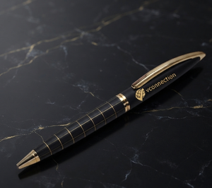 Luxury Black Metal <b>Pen</b> for Business Professionals Premium Office Ball <b>Pen</b> with Gold Accents Executive Gift <b>Pen</b> for Branding & - Product Image 6