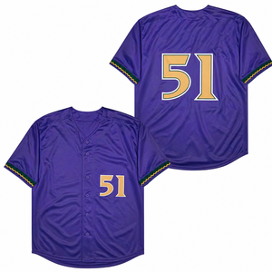 Camiseta de Béisbol Unisex al por Mayor con Soporte OEM, 100% Poliéster, Estampado Digital, Antibacteriana, Manga Corta, Secado Rápido, con Botones - Product Image 1