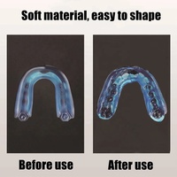 Protège-dents de boxe en silicone avec couleur et logo personnalisés, protection dentaire pour entraînement, protection sportive de qualité supérieure