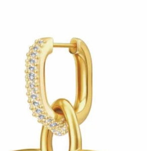 Pendientes de Aro en Forma de U con Diseño de Hiedra Radiante en Oro para Mujer, Elegantes Pendientes de Color Verde y Dorado con Diseño de Hiedra, Joyería de Moda, Pendientes de Lujo para Regalo - Product Image 6