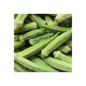 ALL SEASON FROZEN OKRA MIXED GREEN VEGETABLES FROM VIETNAM HIGH QUALITY IQF OKRA <b>DICE</b> CHUNK WHOLE CUT - Product Image 3