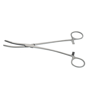 Pinzas De Alvarez de 8 1/4 Pulgadas, Pinzas Quirúrgicas de Doble Curvatura de Acero Inoxidable, Instrumento para Agarrar Tejidos Ginecológicos - Product Image 1