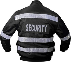 Hi Vis Reflective <b>Safety</b> Winter Jacket Guard Use Workplace <b>Safety</b> Vest Multi Pocket Polyester Customized Security Guard Uniform - Product Image 5