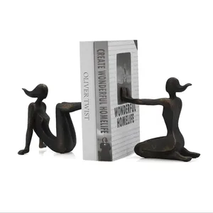 Handmade Modern Metal Sculpture Contemporary Decor Accent Luxury Heavy-Duty Aluminum Eco-Friendly Handmade Bookend for Office - Product Image 4
