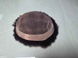 Toupee de Cabello Afro 100% Humano, Prótesis Capilar, Cabello Rizado, Liso, Ondulado, Ondulado Profundo, 6mm, Bangladesh - Product Image 5