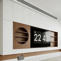 Meuble TV en bois au design moderne et épuré, meuble de rangement écologique pour salon, idéal pour villas et hôtels, compatible avec les téléviseurs jusqu'à 65 pouces