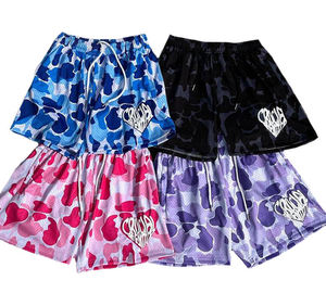 Pantalones cortos de baloncesto de malla sublimados personalizados para mí, pantalones cortos deportivos con logotipo bordado para hombre - Product Image 6