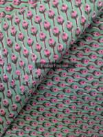 Tissu respirant en coton biologique 100% durable, imprimé à la main à l'indienne, motif floral, pour vêtements, décoration intérieure, couvre-lit