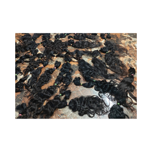 Extensions de cheveux naturels noirs indiens, bruts et non traités, provenant d'un seul donneur, idéales pour les extensions de cheveux humains indiens. - Product Image 6