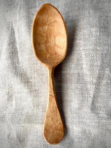 Cuillère à thé en bois lisse et polie, cuillère doseuse en bois naturel pour café et sucre, accessoire de cuisine écologique - Product Image 3