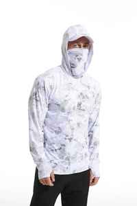 Camisa de Pesca Unisex con Capucha, Manga Larga, Transpirable, UPF 50, Spandex/Poliéster, Ropa Deportiva - Product Image 3