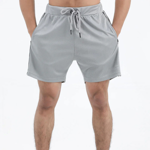 Pantalones Cortos Deportivos Personalizados para Hombre, de Secado Rápido, Algodón y Poliéster, con Forro Polar, Diseño Sólido, Logotipo Impreso, Antiarrugas - Product Image 1