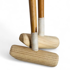 Mallette de polo équestre en bois faite à la main avec manche en canne durable offrant un équilibre léger, une prise confortable et un contrôle stable pour l'équitation - Product Image 5