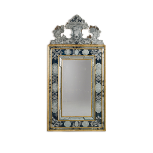 Miroir mural décoratif baroque vénitien |   Miroir en verre de style antique de luxe avec cadre orné pour la décoration de la maison et des hôtels - Product Image 1