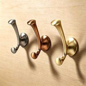 Designer Brass Wall <b>Hooks</b> Luxury Metal Organizer For <b>Towels</b> Jackets Bags Hallway Decorative Home Storage Accessories Display - Product Image 1