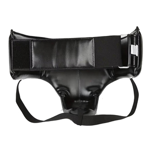 Protège-entrejambe de boxe en cuir PU, protection abdominale pour l'entraînement et le sparring, équipement de protection ajustable avec soutien lombaire pour la boxe - Product Image 2