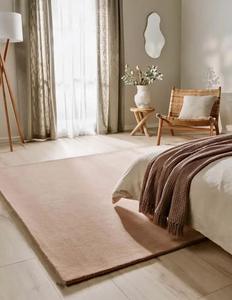 Alfombra de Lana Hecha a Mano, Moderna y Abstracta, Ecológica, de Pelo Corto y Suave para Sala de Estar, Dormitorio y Decoración del Hogar - Product Image 4