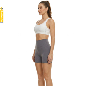 Shorts de yoga taille haute pour femmes SAMAVIA, shorts de compression pour l'entraînement et le fitness, vêtements de sport personnalisés, fabricant en gros - Product Image 3