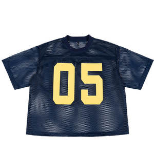 เสื้อยืดโอเวอร์ไซส์ลายพิมพ์วินเทจ เสื้อกีฬา เสื้อฟุตบอลสั่งทำพิเศษ พิมพ์ลายเต็มตัว คอวี ทรงบ็อกซี่ - Product Image 6