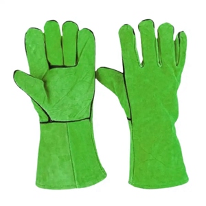 ถุงมือหนังวัวแท้แบบหนาพิเศษสำหรับงานเชื่อม ป้องกันความร้อน ป้องกันประกายไฟ ป้องกันอัคคีภัย สำหรับงานอุตสาหกรรม ป้องกันสำหรับช่างเชื่อม - Product Image 4