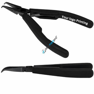 Offres d'entrepôt : Pince à bec courbé en acier inoxydable 130 mm, outil de précision pour la fabrication de bijoux, personnalisable ZETOMED PRO DIY - Product Image 4