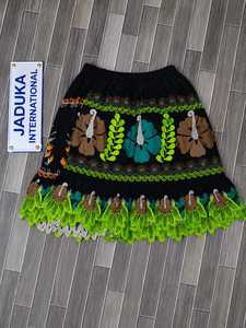Faldas de Chifón Bordadas de Alta Calidad, Transpirables, Largas hasta el Tobillo, Estilo Polinesio, Ropa de las Islas del Pacífico, Moda Micronesia - Product Image 3