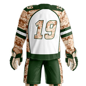 Uniforme de hockey sobre hielo transpirable de alto rendimiento, diseñado para brindar comodidad, flexibilidad y para sesiones de entrenamiento deportivo activo. - Product Image 6