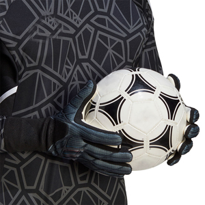 Nouveaux gants de gardien de but de football au design personnalisé, noir, blanc, vert, doigts entièrement couverts, antidérapants, respirants, avec sangle de poignet réglable, unisexe - Product Image 3