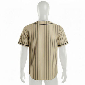 เสื้อเบสบอลคุณภาพสูงแบบติดกระดุม เสื้อซอฟต์บอลแบบใหม่ ชุดยูนิฟอร์มสำหรับผู้ใหญ่ เสื้อทีมลายพิมพ์ซับลิเมชั่น - Product Image 2