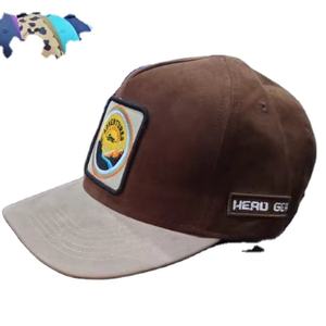 Casquettes de baseball pour hommes et femmes, en coton 100%, 5 panneaux, structurées, bicolores, ajustables, avec logo brodé 3D personnalisé, vente en gros - Product Image 1