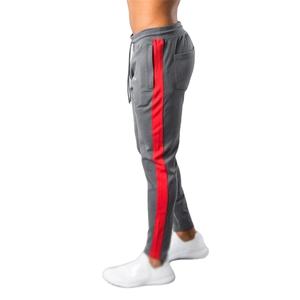 Taille haute Sport Patchwork Joggers automne hommes Slim Fit 100% coton coupe-vent imperméable Gym pantalons de survêtement - Product Image 2