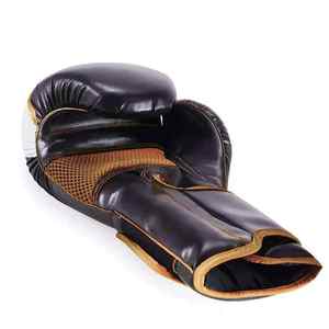 Wholesale Boxing Training Gloves Genuine Leather Sparring Gloves Custom Logo Adjustable Wrist <b>Strap</b> for Adults Training Sparring - Product Image 6