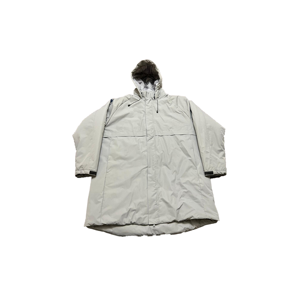 <b>Men's</b> Hooded Puffer <b>Jacket</b> Solid Color Zipper Closure Waterproof Polyester Wadding <b>Long</b> Loose Fit Winter Wear Casual Style - Product Image 6
