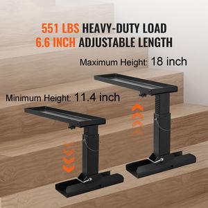 Stabilizzatore per Scala in Acciaio 23.4 L X 11.4 H, Strumento Pieghevole per Livellamento Scale e Supporto Superficiale - Product Image 2