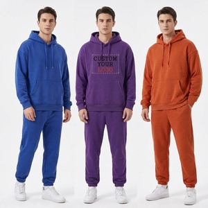 Hoodie court personnalisé en coton French Terry épais, coupe ample, imprimé DTG intégral, délavé à l'acide, avec broderie de patchs et strass - Product Image 2