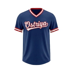 Camiseta de Béisbol de Moda Urbana para Verano, Precio Bajo, Transpirable, Lisa, con Impresión por Transferencia de Calor, Servicio OEM, para Entrenamiento - Product Image 1
