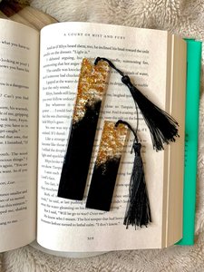 Marcapáginas de Resina Epoxi Personalizado, Elegante, Resistente al Agua, con Impresión y Corte por Troquelado, con Lazo, Soporte para Páginas de Libro, Personalizable - Product Image 2