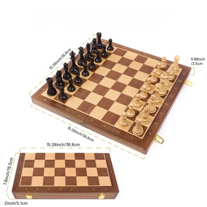 Eco-Friendly Rustic Polished <b>Chess</b> <b>Board</b> Game with 100% Handmade Pure Wood Animal/Love Style Customized Size <b>Chess</b> <b>Set</b> New - Product Image 6