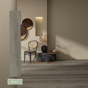 ריצוף ויניל SPC דמוי עץ בצבע עמוק, בעל מרקם מובלט, נגד החלקה, לשימוש מסחרי, דרגת עמידות AC5, במחיר טוב. - Product Image 4